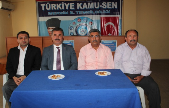 BAŞKAN TUNA, KAMU-SEN’İ ZİYARARET ETTİ