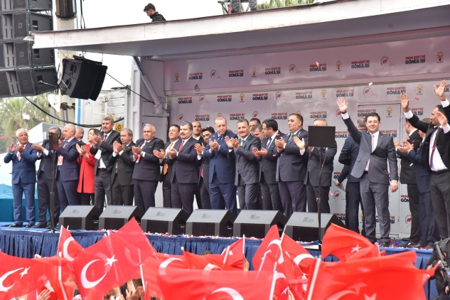 Erdoğan, Mersin’de miting yaptı