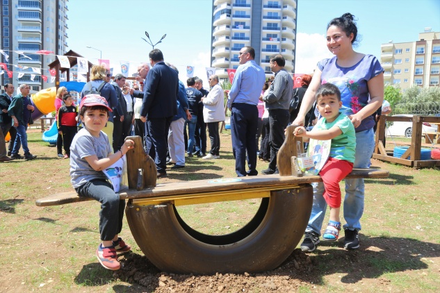 Mezitli’de geri dönüşüm parkı açıldı