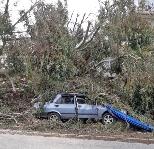 Anamur’da hortum felaketi