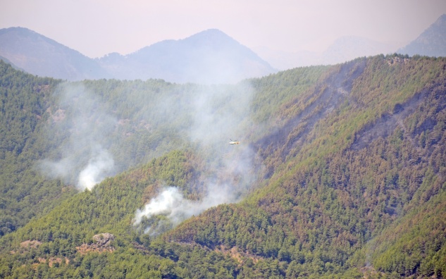 Anamur’da orman yangını