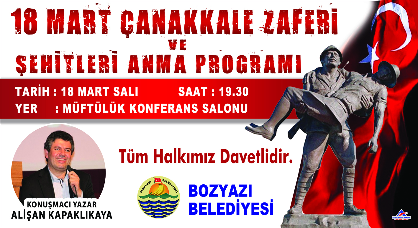 BOZYAZI BELEDİYESİNDEN KONFERANSA DAVET