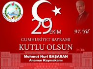 Kaymakam Başaran’dan Cumhuriyet Bayramı mesajı