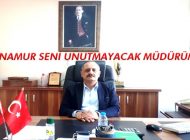 Vergi Dairesi Müdürü Kuddusi Akdağ Anamur’a veda ediyor