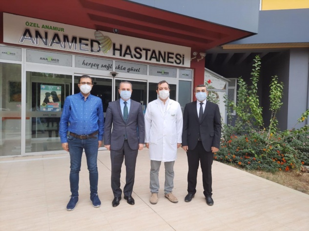 Kaymakam Bozdemir Anamed’i ziyaret etti