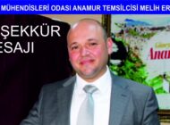 Eriş’ten teşekkür mesajı