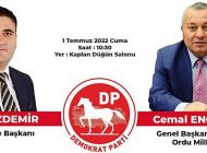 Özdemir,  “Kongremizi Genel Başkan Yardımcımız Cemal Enginyurt’la gerçekleştireceğiz”