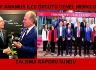  CHP ANAMUR İLÇE ÖRGÜTÜ GENEL MERKEZE RAPOR SUNDU