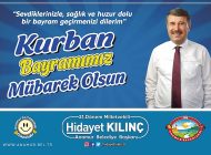 Anamur Belediye Başkanı Hidayet Kılınç Kurban Bayramı nedeniyle bir mesaj yayınladı