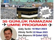 Yusuf MAKBUL Hoca  ile 35 günlük Ramazan Umre programı