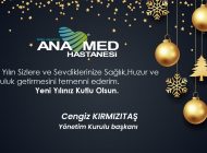 ANAMED HASTANESİ YENİ YILINIZI KUTLAR…