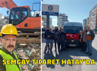 Şemgay Ticaret yaşam malzemesi ve iş makinalarıyla Hatay’da