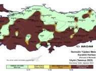 Meteoroloji’nin haritasında ‘şiddetli kuraklık’ tehlikesi