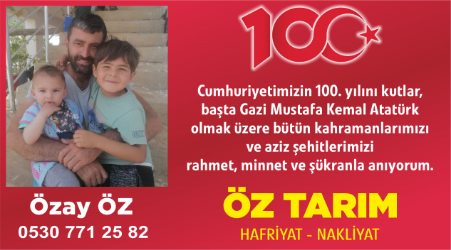 ÖZ TARIM’DAN CUMHURİYET BAYRAMI KUTLAMASI