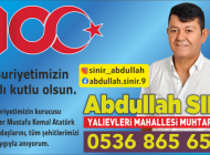 Abdullah Sınır’dan kutlama mesajı