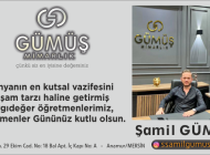 GÜMÜŞ MİMARLIK’tan 24 Kasım mesajı