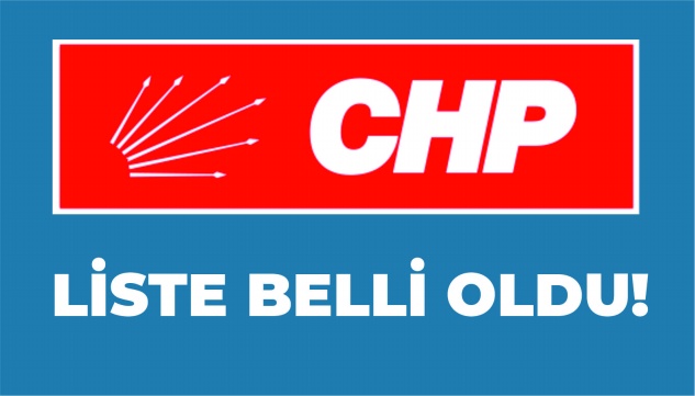 CHP’nin meclis üyesi adayları belli oldu