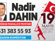 Nadir Dahın’dan 19 Mayıs kutlaması