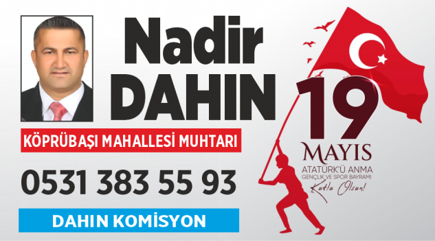 Nadir Dahın’dan 19 Mayıs kutlaması