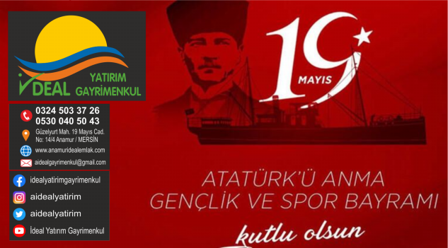 İdel Emlak’tan 19 Mayıs mesajı