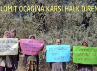 Halk dolomit ocağına karşı direniyor