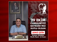 ŞEMSİ ÇETİN’DEN 29 EKİM MESAJI