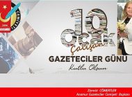 AGC  Başkanı Cömertler’den”10 Ocak  Gazeteciler  Günü” Mesajı