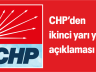 CHP’den açıklama