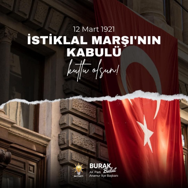 Bulut’tan İstiklal Marşı mesajı