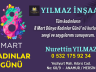 YILMAZ İNŞAAT’tan 8 Mart mesajı