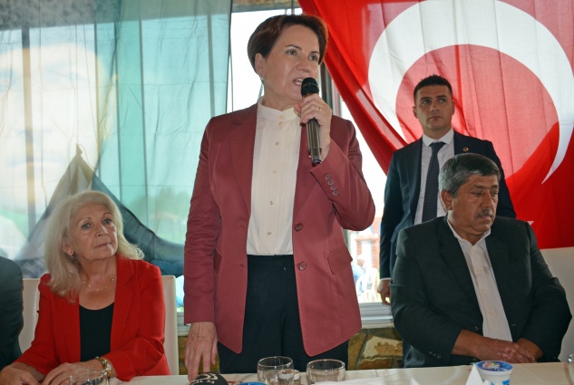 Akşener, STK ve muhtarlarla bir araya geldi