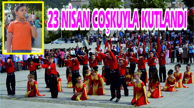 23 NİSAN ANAMUR’DA COŞKUYLA KUTLANDI