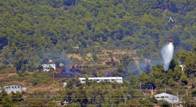 Bozdoğan’da yangın