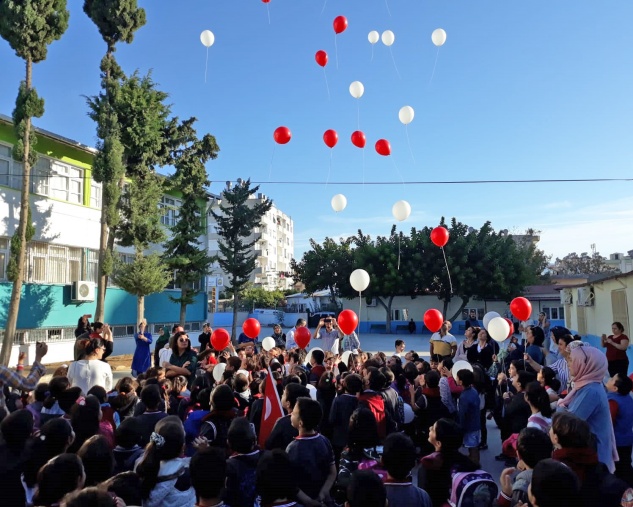 Anamur İlkokulu’nda Cumhuriyet Bayramı kutlaması