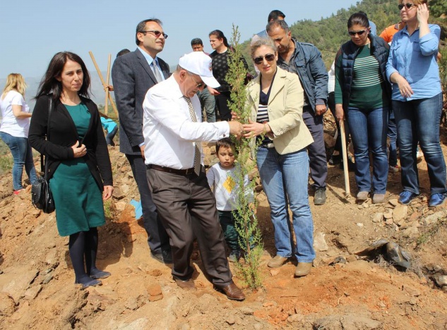 Anamur’da fidan dikme etkinliği