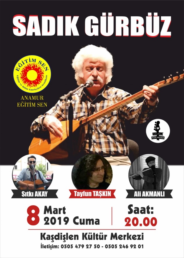 Eğitim Sen’den 8 Mart konseri