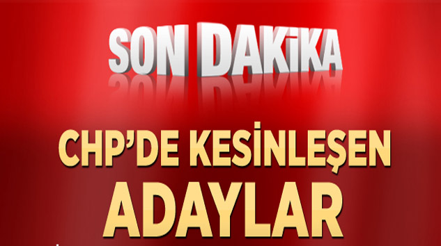 CHP MERSİNDE ADAYINI BELİRLEDİ..