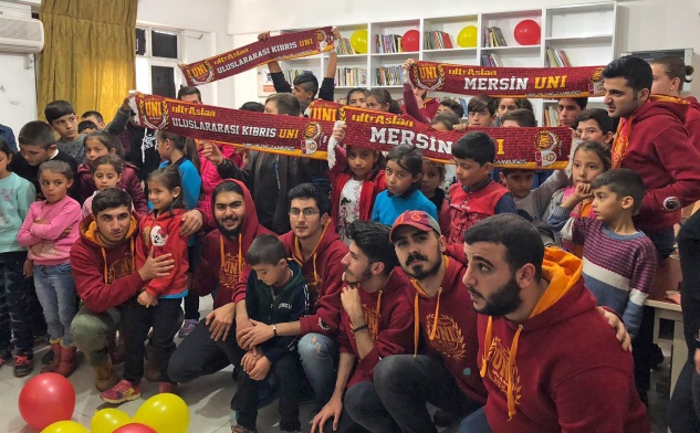 ultrAslan Anamur’da kütüphane açtı