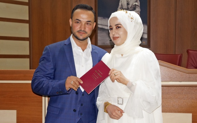 Seda ile Enes’in nikah mutluluğu