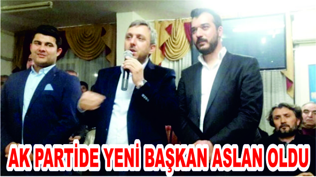 Anamur AK Parti’de yeni gençlik kolu başkanı Aslan oldu