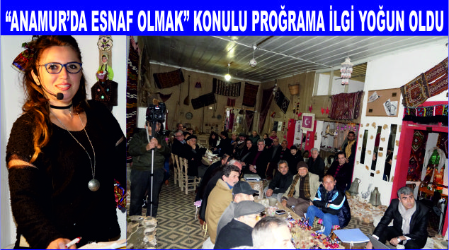 Anamur´da “Esnaf Olmak”  konulu programa ilgi yoğun oldu