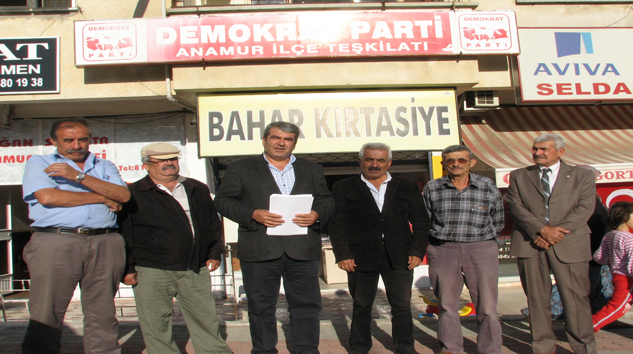 ANAMUR DP’DE 127 İSTİFA