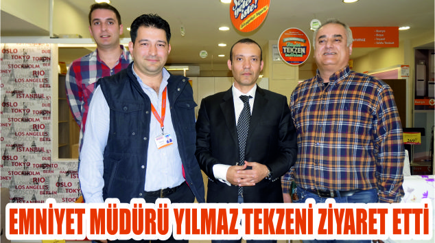 Anamur Emniyet Müdürü Ercan Yılmaz TEKZENE hayırlı olsun ziyareti yaptı