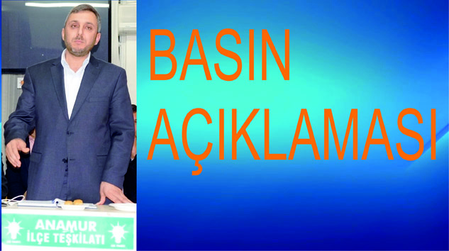 Yılmazdan basın açıklaması