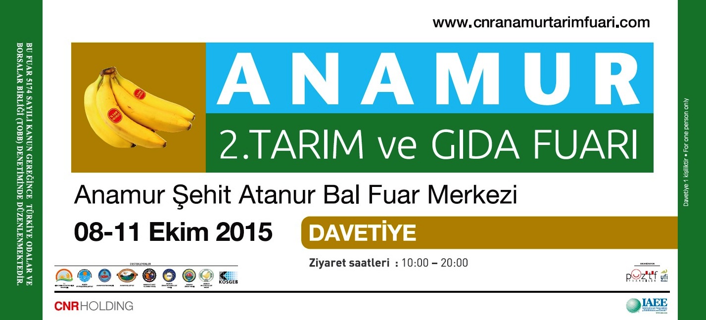 ANAMUR 2. TARIM VE GIDA FUARI DETAY PROGRAMI