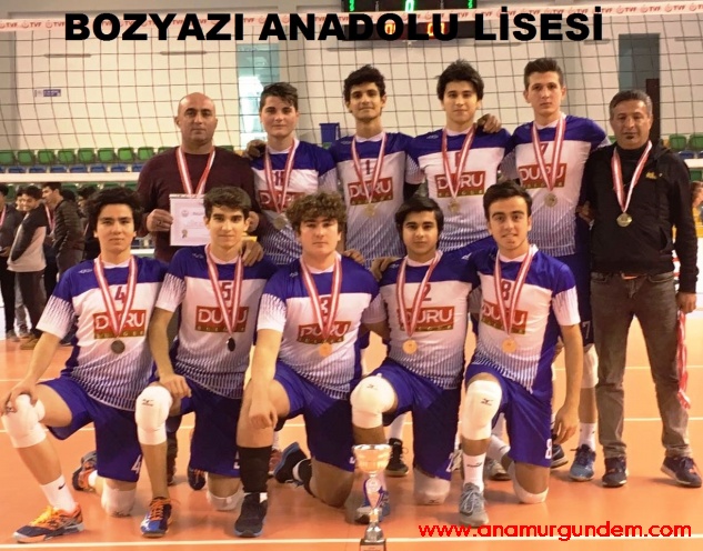 BOZYAZI ANADOLU LİSESİ MERSİN ŞAMPİYONU