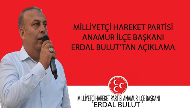 Erdal Buluttan açıklama