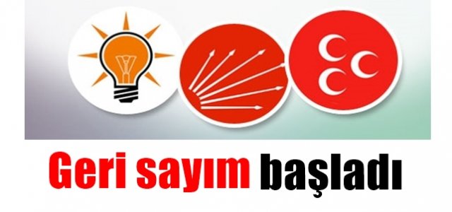 GERİ SAYIM BAŞLADI