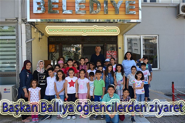 Başkan Ballı’ya öğrencilerden ziyaret