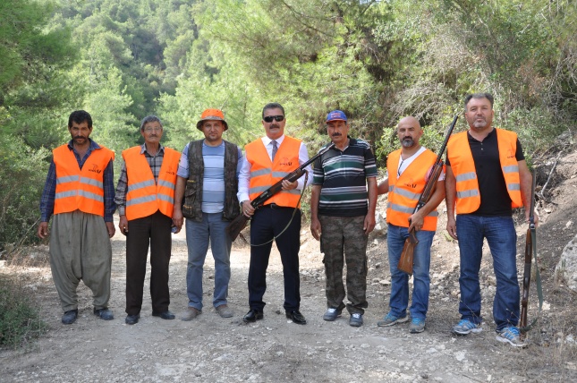 Toroslar Belediye Başkanı Hamit Tuna sürek avına katıldı